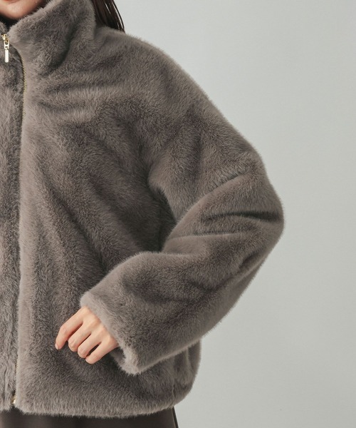 GLOBAL WORK(グローバルワーク)の「フェイクファーブルゾン/910914(ブルゾン・レディース・グレー系6/ブラウン・LARGE/MEDIUM)」の21枚目の写真