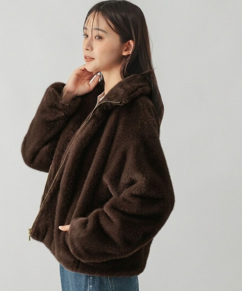 GLOBAL WORK(グローバルワーク)の「フェイクファーブルゾン/910914(ブルゾン・レディース・グレー系6/ブラウン・LARGE/MEDIUM)」の14枚目の写真