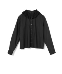 mizuiro ind プリーツカラーシャツ