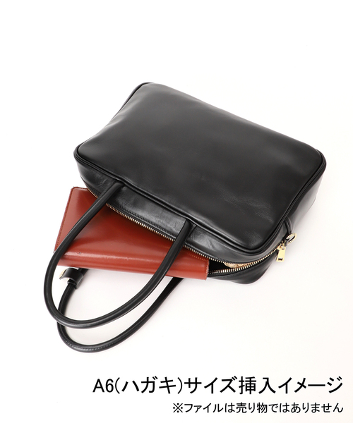 MILOS(ミロス)の「MILOS/ミロス soft leather Square ボストン(ボストンバッグ・レディース・ブラック/ブラウン・FREE)」の20枚目の写真