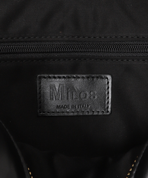 MILOS(ミロス)の「MILOS/ミロス soft leather Square ボストン(ボストンバッグ・レディース・ブラック/ブラウン・FREE)」の11枚目の写真