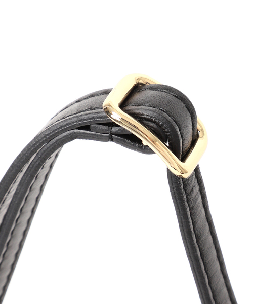 MILOS(ミロス)の「MILOS/ミロス soft leather Square ボストン(ボストンバッグ・レディース・ブラック/ブラウン・FREE)」の4枚目の写真