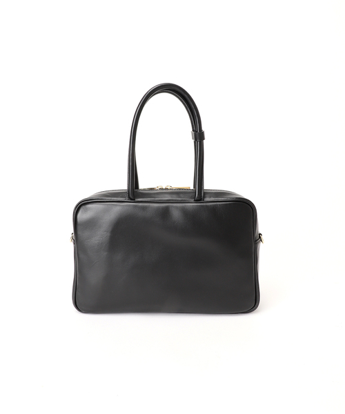 MILOS(ミロス)の「MILOS/ミロス soft leather Square ボストン(ボストンバッグ・レディース・ブラック/ブラウン・FREE)」の9枚目の写真