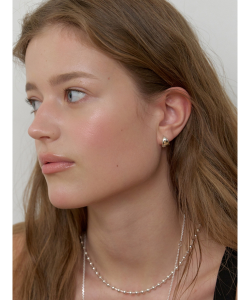 LOVE ME MONSTER（ラブミーモンスター）の「Daily Core Cone Ring Earrings (L262MER070)（ピアス（両耳用）・レディース・シルバー/ゴールド・FREE）」の4枚目の写真