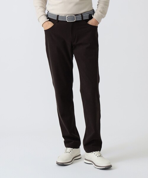 BEAMS GOLF（ビームスゴルフ）の「PURPLE LABEL / 6ポケット ストレッチ コーデュロイ パンツ（その他パンツ・メンズ・ネイビー/オフホワイト/ダークブラウン・50/46/48/52/44）」の2枚目の写真