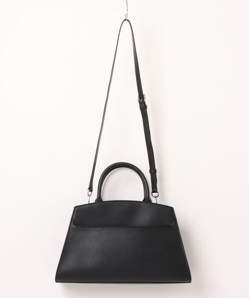 MICHAEL KORS（マイケルコース）の「GRETA レザー サッチェル ミディアム（ハンドバッグ・レディース・ブラック・FREE）」の2枚目の写真