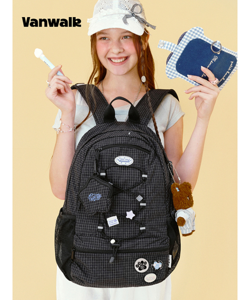 VANWALK（バンウォーク）の「Archive Backpack [Black]（バックパック/リュック・レディース・ブラック・FREE）」の3枚目の写真