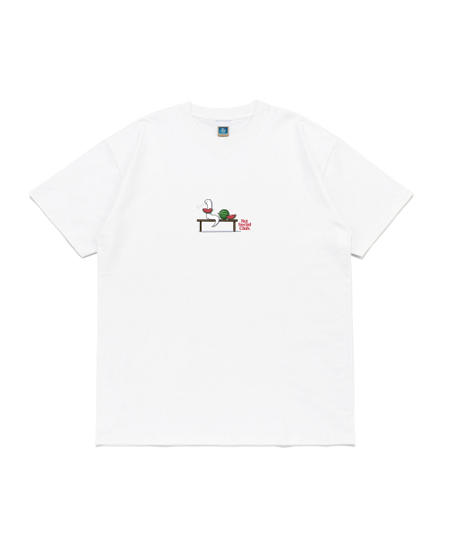 NET SOCIAL CLUB（ネットソーシャルクラブ）の「終末の蛇 ウォーターメロン グラフィック 半袖Tシャツ (ホワイト)（Tシャツ/カットソー・レディース・その他・LARGE/MEDIUM/SMALL/X-LARGE）」の7枚目の写真