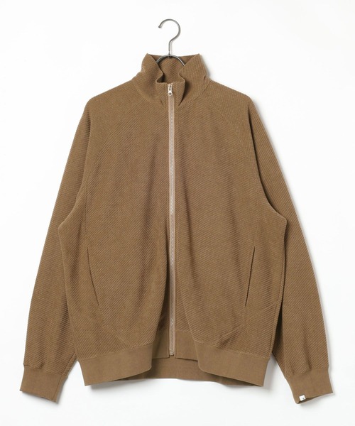 GEORGE'S(ジョージズ)の「ワッフルスタンドZIP(スウェット・メンズ・ベージュ/チャコールグレー・MEDIUM/LARGE)」の2枚目の写真