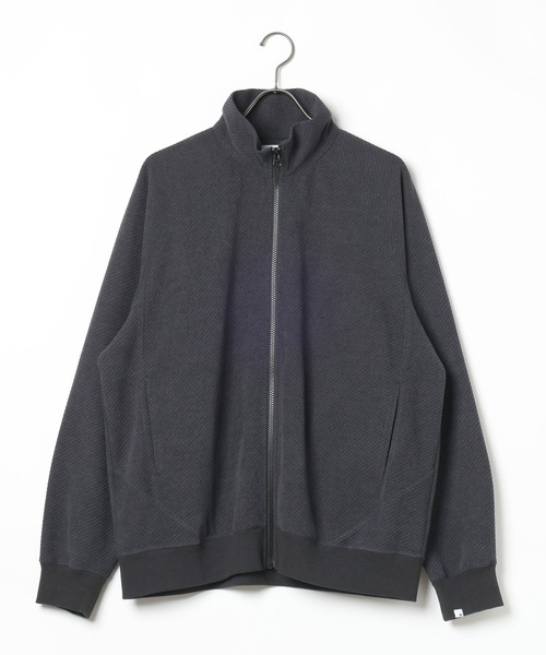 GEORGE'S(ジョージズ)の「ワッフルスタンドZIP(スウェット・メンズ・ベージュ/チャコールグレー・MEDIUM/LARGE)」の1枚目の写真