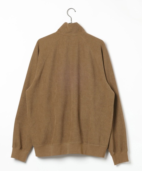 GEORGE'S(ジョージズ)の「ワッフルスタンドZIP(スウェット・メンズ・ベージュ/チャコールグレー・MEDIUM/LARGE)」の4枚目の写真