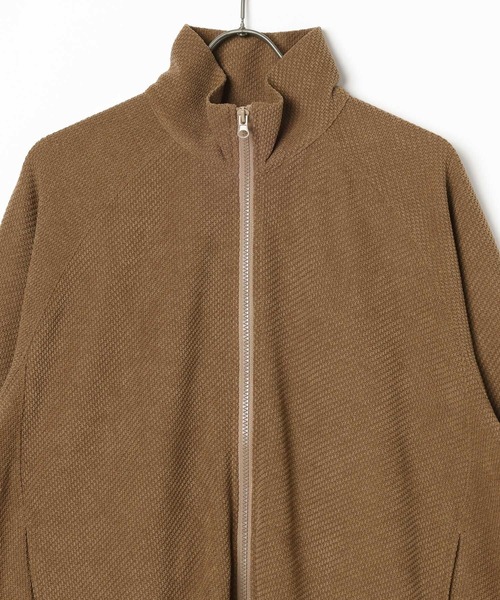 GEORGE'S(ジョージズ)の「ワッフルスタンドZIP(スウェット・メンズ・ベージュ/チャコールグレー・MEDIUM/LARGE)」の5枚目の写真