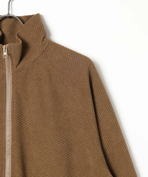 GEORGE'S(ジョージズ)の「ワッフルスタンドZIP(スウェット・メンズ・ベージュ/チャコールグレー・MEDIUM/LARGE)」の6枚目の写真