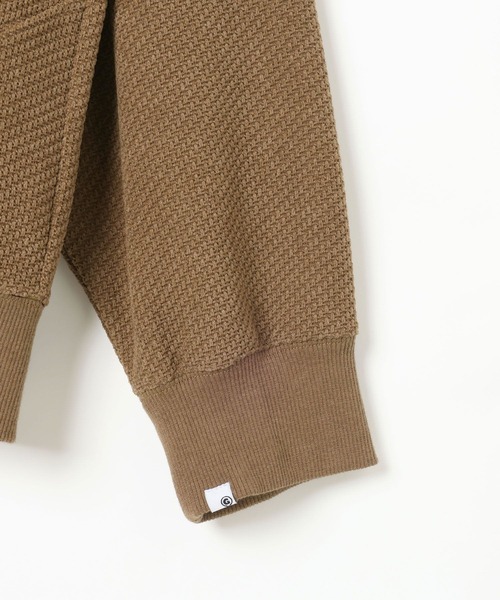 GEORGE'S(ジョージズ)の「ワッフルスタンドZIP(スウェット・メンズ・ベージュ/チャコールグレー・MEDIUM/LARGE)」の9枚目の写真