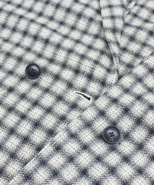 RNA-N(アールエヌエーエヌ)の「J2202 TWEEDY COTTON チェックダブルジャケット(テーラードジャケット・レディース・ブラウン/ホワイト・FREE)」の14枚目の写真