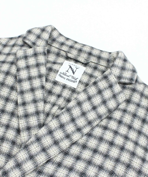 RNA-N(アールエヌエーエヌ)の「J2202 TWEEDY COTTON チェックダブルジャケット(テーラードジャケット・レディース・ブラウン/ホワイト・FREE)」の12枚目の写真