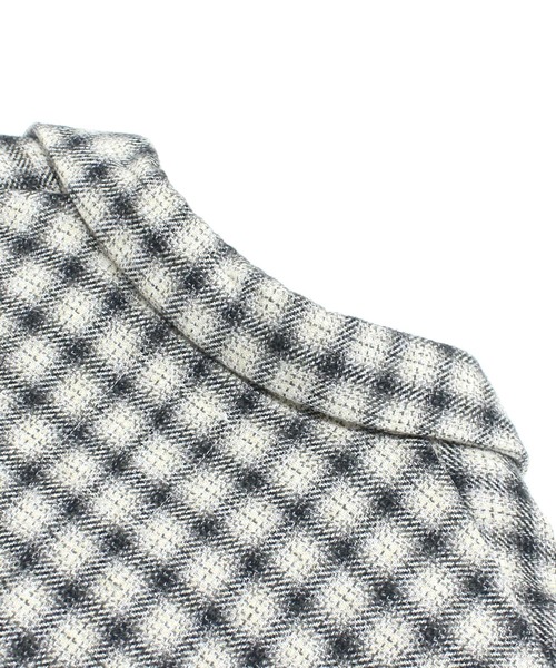 RNA-N(アールエヌエーエヌ)の「J2202 TWEEDY COTTON チェックダブルジャケット(テーラードジャケット・レディース・ブラウン/ホワイト・FREE)」の13枚目の写真