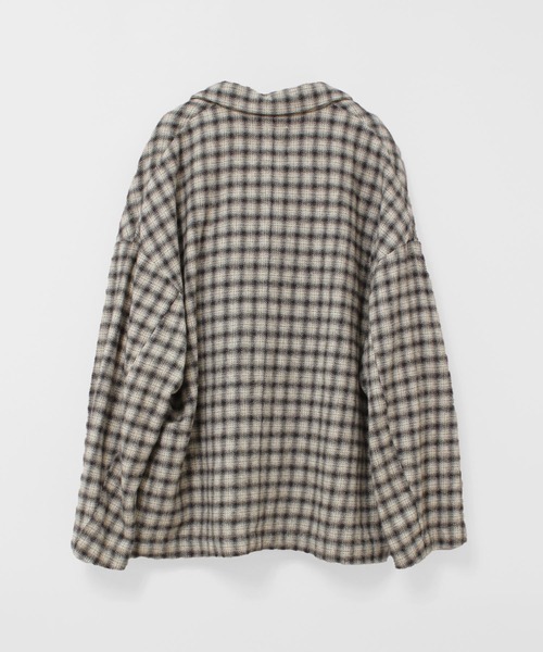 RNA-N(アールエヌエーエヌ)の「J2202 TWEEDY COTTON チェックダブルジャケット(テーラードジャケット・レディース・ブラウン/ホワイト・FREE)」の10枚目の写真