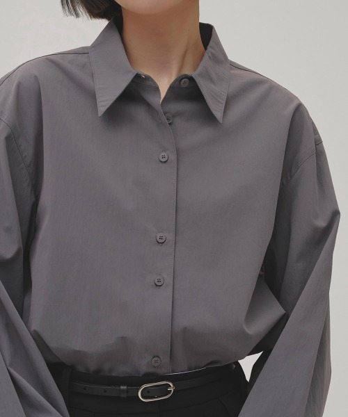 TODAYFUL（トゥデイフル）の「Useful Chambray Shirts（シャツ/ブラウス・レディース・キナリ/ブラック/ブルー系その他/ブラウン・FREE）」の12枚目の写真