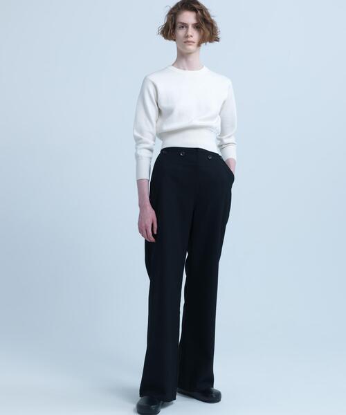 URBAN RESEARCH（アーバンリサーチ）の「new basic　FLUID BABY KNIT（ニット/セーター・レディース・ホワイト/ブラック/ダークブラウン・FREE）」の2枚目の写真