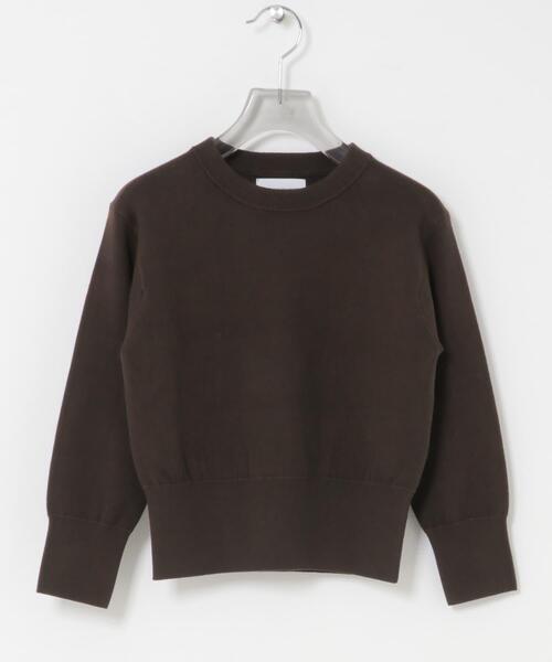 URBAN RESEARCH（アーバンリサーチ）の「new basic　FLUID BABY KNIT（ニット/セーター・レディース・ホワイト/ブラック/ダークブラウン・FREE）」の4枚目の写真