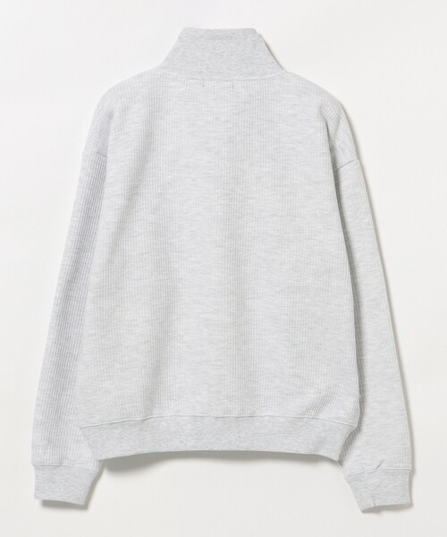 BEAMS HEART（ビームスハート）の「MHC ワッフル フリース ハーフジップ（スウェット・メンズ・ライトグレー/ブラック・SMALL/MEDIUM/LARGE）」の7枚目の写真