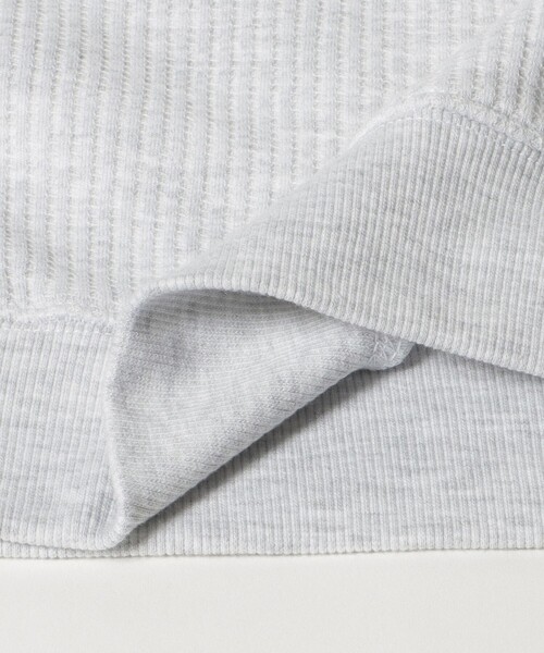 BEAMS HEART（ビームスハート）の「MHC ワッフル フリース ハーフジップ（スウェット・メンズ・ライトグレー/ブラック・SMALL/MEDIUM/LARGE）」の8枚目の写真