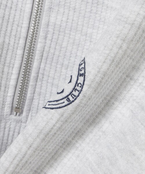 BEAMS HEART（ビームスハート）の「MHC ワッフル フリース ハーフジップ（スウェット・メンズ・ライトグレー/ブラック・SMALL/MEDIUM/LARGE）」の9枚目の写真