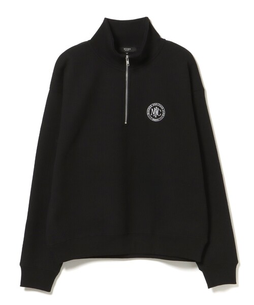 BEAMS HEART（ビームスハート）の「MHC ワッフル フリース ハーフジップ（スウェット・メンズ・ライトグレー/ブラック・SMALL/MEDIUM/LARGE）」の10枚目の写真