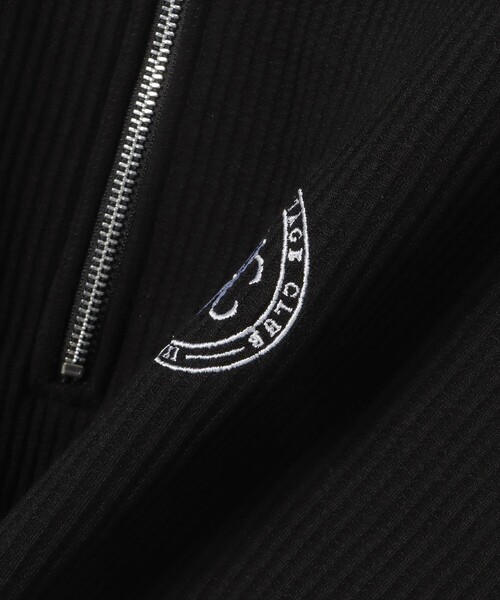 BEAMS HEART（ビームスハート）の「MHC ワッフル フリース ハーフジップ（スウェット・メンズ・ライトグレー/ブラック・SMALL/MEDIUM/LARGE）」の12枚目の写真