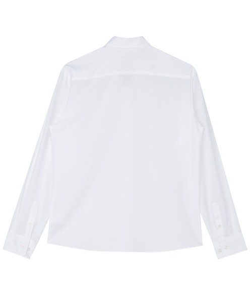 TOKYO SHIRTS(トウキョウシャツ)の「【吸水速乾】【COFREX】 形態安定ノンアイロン ワイド 長袖ビジネスワイシャツ(ビジネスシャツ・レディース・ホワイト・M/L/LL/S/XL)」の2枚目の写真