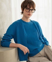 【2026AW】【厳選ウール100%】カーディガン×ノースリーブニット アンサンブル