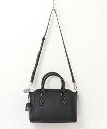 【NATURAL BEAUTY BAG & WALLET】リリアーナ ハンドバッグ 2way ショルダーバッグ チャーム付き オンオフ対応