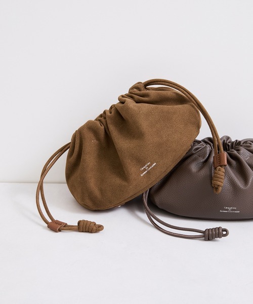 【George Cinq(ジョルジュサンク)】DRAWSTRING BAG（S）