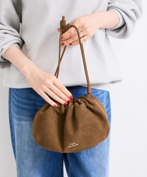 le cercle ADAM ET ROPE'(ルセルクルアダムエロペ)の「【George Cinq(ジョルジュサンク)】DRAWSTRING BAG(S)(ショルダーバッグ・レディース・ブラック/キャメル/グレー系その他・FREE)」の9枚目の写真