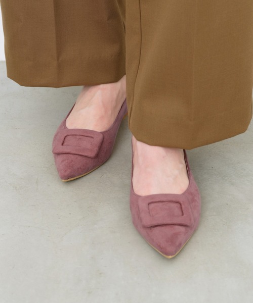 Launa lea(ラウナレア)の「【26秋冬新色/0459シリーズ】バックルポインテッドトゥパンプス(0459C)(パンプス・レディース・モーブ系/ドット・22.0cm/23.0cm/23.5cm/24.0cm/25.0cm/22.5cm/24.5cm)」の8枚目の写真