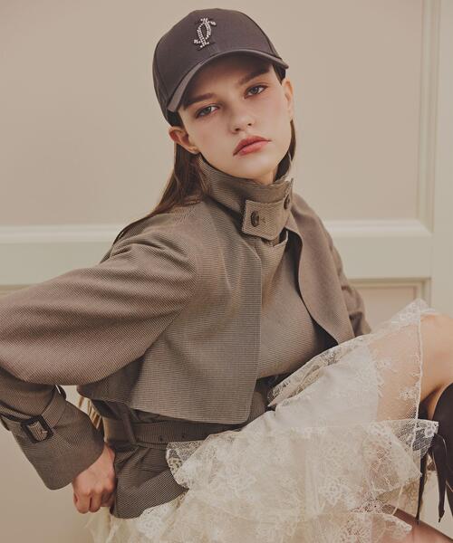 JILL by JILL STUART（ジルバイジルスチュアート）の「縦ラッフルミニスカート（スカート・レディース・ブラック/ホワイト系その他/ホワイト・FREE）」の6枚目の写真