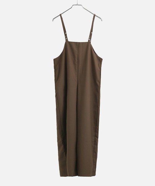 Fashion Letter(ファッションレター)の「ワイドサロペット スラックス(サロペット/オーバーオール・レディース・ブラック/ブラウン/チャコール・M)」の21枚目の写真