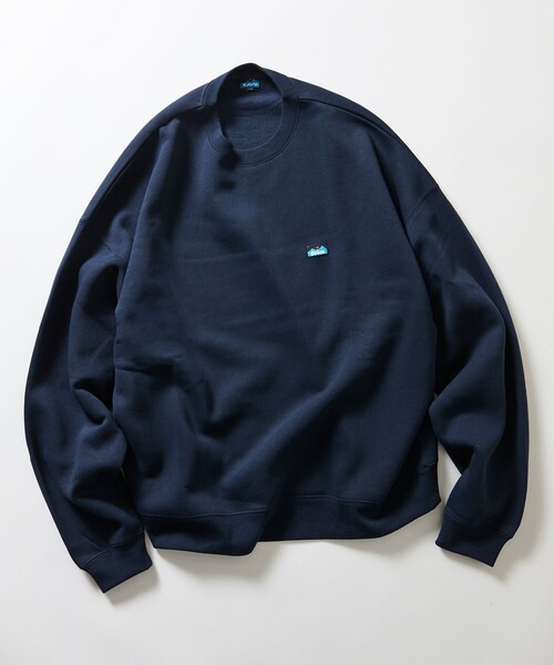 KAVU(カブー)の「KAVU/カブー 限定展開 KAVU×ORION 別注 ビッグシルエット アニマルバックプリント クルーネック スウェット BEER&CAT(スウェット・メンズ・アッシュグレー/ベージュ/ネイビー/スミクロ・SMALL/MEDIUM/LARGE)」の13枚目の写真
