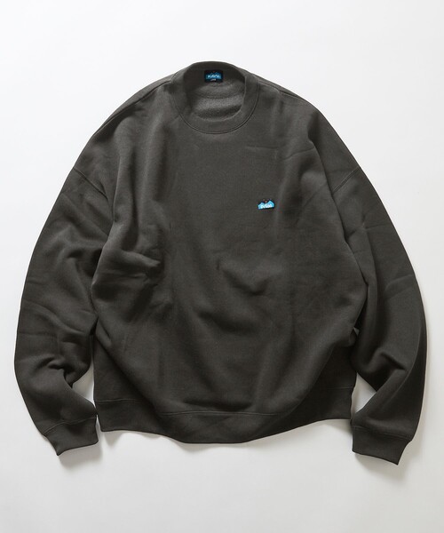 KAVU(カブー)の「KAVU/カブー 限定展開 KAVU×ORION 別注 ビッグシルエット アニマルバックプリント クルーネック スウェット BEER&CAT(スウェット・メンズ・アッシュグレー/ベージュ/ネイビー/スミクロ・SMALL/MEDIUM/LARGE)」の15枚目の写真