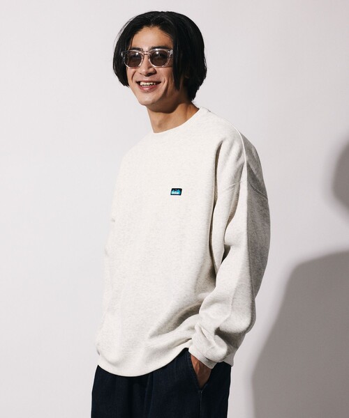 KAVU(カブー)の「KAVU/カブー 限定展開 KAVU×ORION 別注 ビッグシルエット アニマルバックプリント クルーネック スウェット BEER&CAT(スウェット・メンズ・アッシュグレー/ベージュ/ネイビー/スミクロ・SMALL/MEDIUM/LARGE)」の18枚目の写真