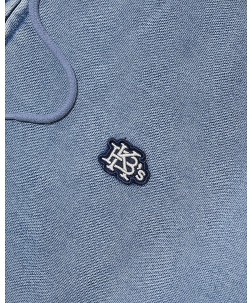 KEBOZ（ケボズ）の「EFG WAPPEN WAFFLE LINING SWEAT FULL ZIP HOODIE（パーカー・メンズ・アッシュグレー/ブラック/ライトインディゴブルー/カモフラージュ/ネイビー・S/XL/L/M）」の15枚目の写真