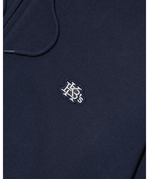 KEBOZ（ケボズ）の「EFG WAPPEN WAFFLE LINING SWEAT FULL ZIP HOODIE（パーカー・メンズ・アッシュグレー/ブラック/ライトインディゴブルー/カモフラージュ/ネイビー・S/XL/L/M）」の9枚目の写真