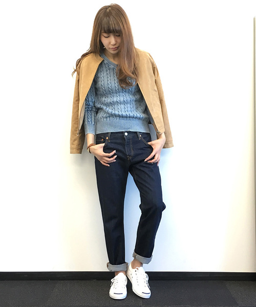 N.（N. Natural Beauty Basic）（エヌエヌナチュラルビューティーベーシック）の「Levi's 501CT / リーバイス カスタムテーパード / デニム（デニムパンツ・レディース・ネイビー・MEDIUM/SMALL/X-SMALL）」の8枚目の写真