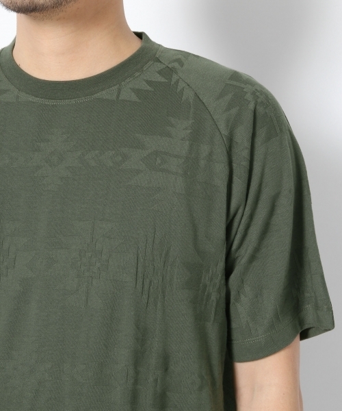GLOBAL WORK(グローバルワーク)の「ネイティブジャガード半袖T/712595(Tシャツ/カットソー・メンズ・ホワイト/ブラック/カーキ・MEDIUM/X-LARGE/SMALL/LARGE)」の5枚目の写真