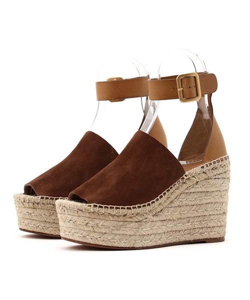 Chloe☆ロゴ ストラップ ウエッジ サンダル LADIES Chloé Namaウェッジ サンダル | Chloé JP