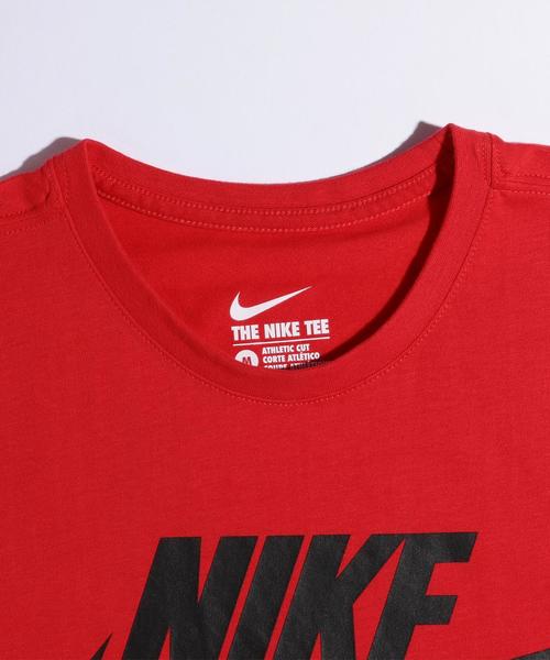 NIKE（ナイキ）の「＜NIKE（ナイキ）＞ LOGO TEE/Tシャツ◆（Tシャツ/カットソー・メンズ・ブラック/レッド・MEDIUM/LARGE）」の6枚目の写真