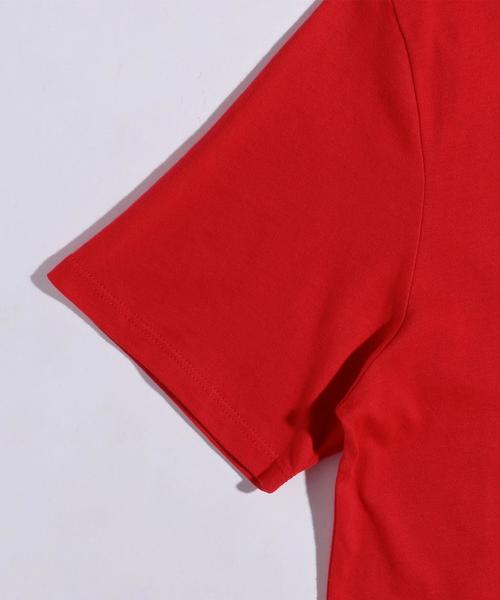 NIKE（ナイキ）の「＜NIKE（ナイキ）＞ LOGO TEE/Tシャツ◆（Tシャツ/カットソー・メンズ・ブラック/レッド・MEDIUM/LARGE）」の7枚目の写真