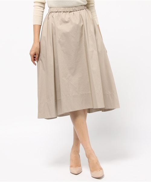 laboratory work（ラボラトリーワーク）の「タイプライター前後差スカート（スカート・レディース・ブラック/レンガ/ベージュ・MEDIUM）」の13枚目の写真