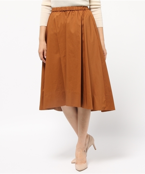 laboratory work（ラボラトリーワーク）の「タイプライター前後差スカート（スカート・レディース・ブラック/レンガ/ベージュ・MEDIUM）」の14枚目の写真